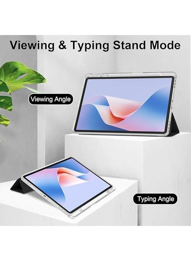 Cover Compatible With Huawei Matepad 11.5S 2024 Case With Pencil Holder Slim Lightweight Tpu Shockproof Cover With Clear Back Silicone Shell Protective For Huawei Matepad 11.5S 2024 Black