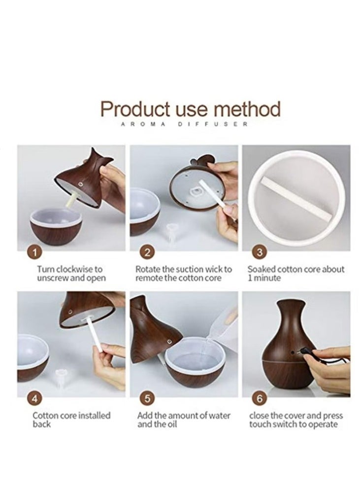 Mi VAZA Countertop Vase Shape Ultrasonic USB Humidifier Oil Diffuser 130ml  - Image 2