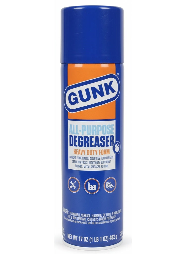 Gunk Heavy Duty Foam All Purpose Degreaser 482 G