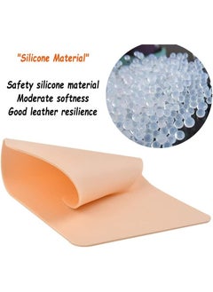 ORiTi 3-Piece Blank Silicone Tattoo Skin Double-sided Practice Beige  - Image 5