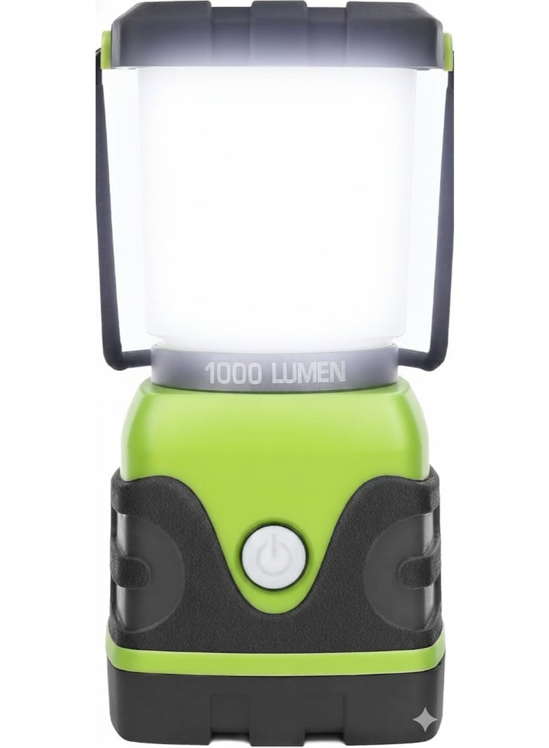 DEXO مصباح خيمة التخييم LED القابل للتعديل - 1000 لومن، 4 أوضاع إضاءة، مقاوم للماء IPX4، مصباح طوارئ للرحلات، التخييم، الصيد والمغامرات الخارجية - Image 1