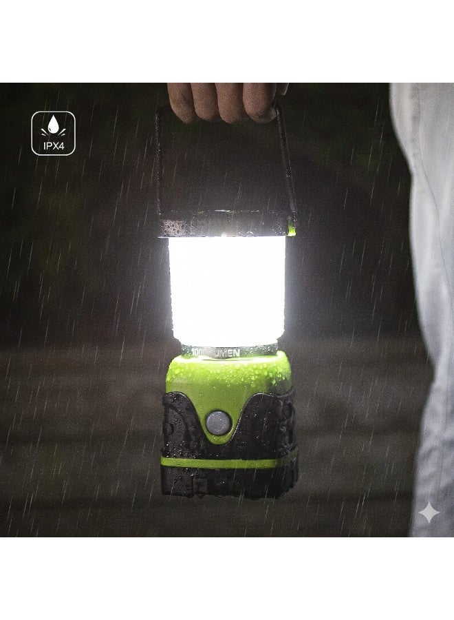 DEXO مصباح خيمة التخييم LED القابل للتعديل - 1000 لومن، 4 أوضاع إضاءة، مقاوم للماء IPX4، مصباح طوارئ للرحلات، التخييم، الصيد والمغامرات الخارجية - Image 2