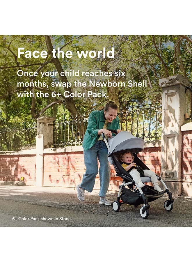 Stokke YOYO3 Frame White + Newborn & 6+ Pack Bundle Ginger - Image 4