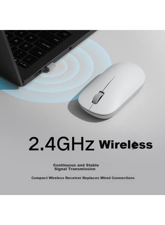 M I Mi Wireless Mouse Lite3 Deep Space Black 2.4ghz Wireless Transmission Office Mouse Black Lightweight Design Portable Office Mac Notebook Comfortable Grip - Image 3