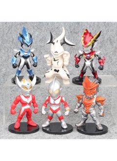 Ultraman Salted Egg Superman Monster DiGa Twisted Egg Hand-made Toy Doll Car Decoration Cake Decoration Model-Color:20 Sets Minimum Order 6 Models C Ultraman 11CM0.25KG