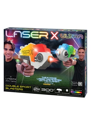 Laser X Ultra Sport Double Blasters, Battery Operated | Blast up to 200 Feet Range!  | Laser Blaster | Action Game | Interactive Game | Reflex Game | Laser Gaming | Multi Player Game | Gift For Kids and Adults - pzsku/Z580D12F2EAE268A3DFCFZ/45/1747813184/9dcc4c2a-a80b-4b23-a9e2-ea85ea4abc3b