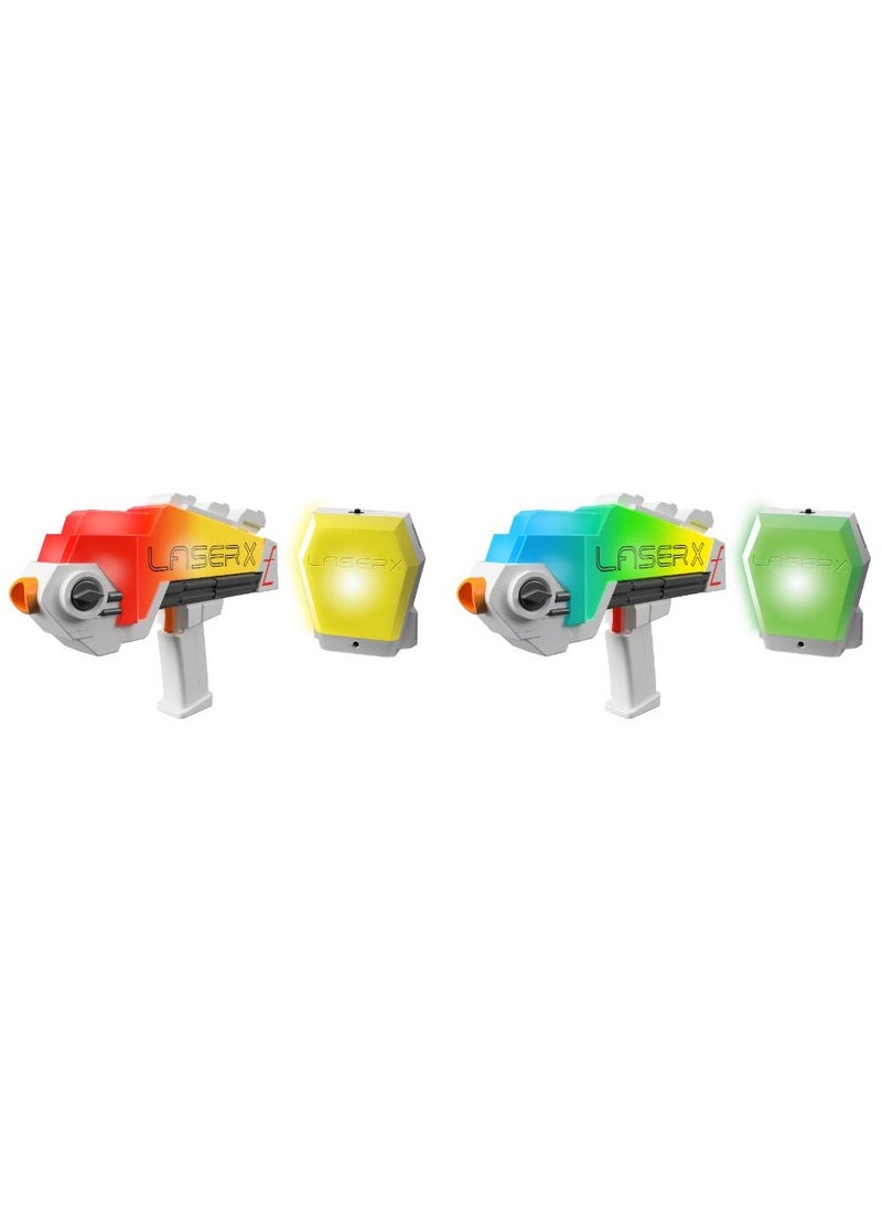 Laser X - Laser X Ultra Sport Double Blasters, Battery Operated | Blast up to 200 Feet Range!  | Laser Blaster | Action Game | Interactive Game | Reflex Game | Laser Gaming | Multi Player Game | Gift For Kids and Adults - Image 1