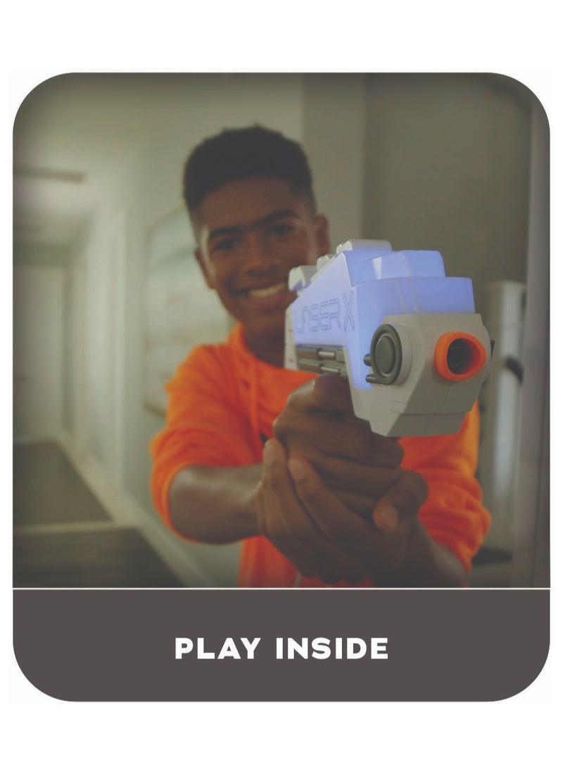 Laser X - Laser X Ultra Sport Double Blasters, Battery Operated | Blast up to 200 Feet Range!  | Laser Blaster | Action Game | Interactive Game | Reflex Game | Laser Gaming | Multi Player Game | Gift For Kids and Adults - Image 1