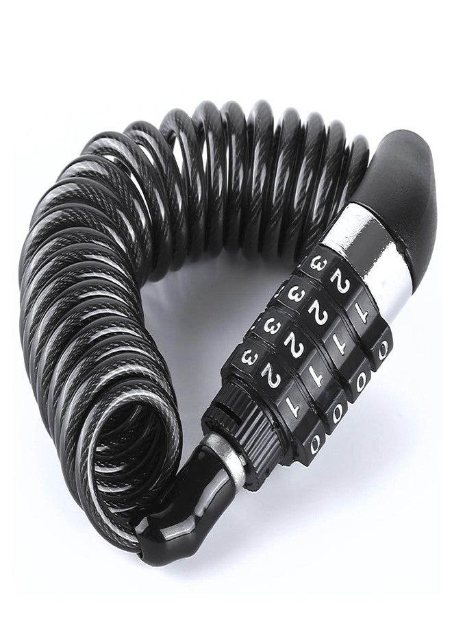 Lecraft 4-Digit Combination Cable Lock - Heavy Duty Anti-Theft Security Lock for Bicycle, Bike, Helmet, Luggage & Outdoor Gear - Image 2