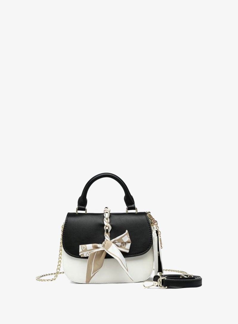 FYOR Stylish Bow Detail Handbag BD 134 - Image 1