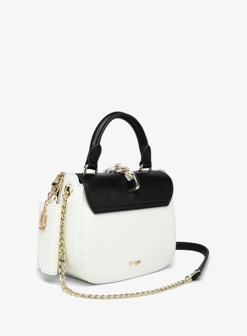 FYOR Stylish Bow Detail Handbag BD 134 - Image 2