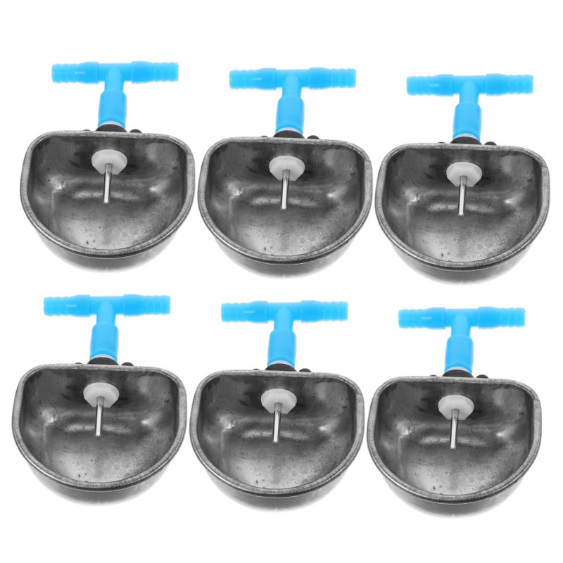 6Pcs Rabbit Water Bowl and Feeder Set Easy Install Automatic Watering for Bunnies - Image 5