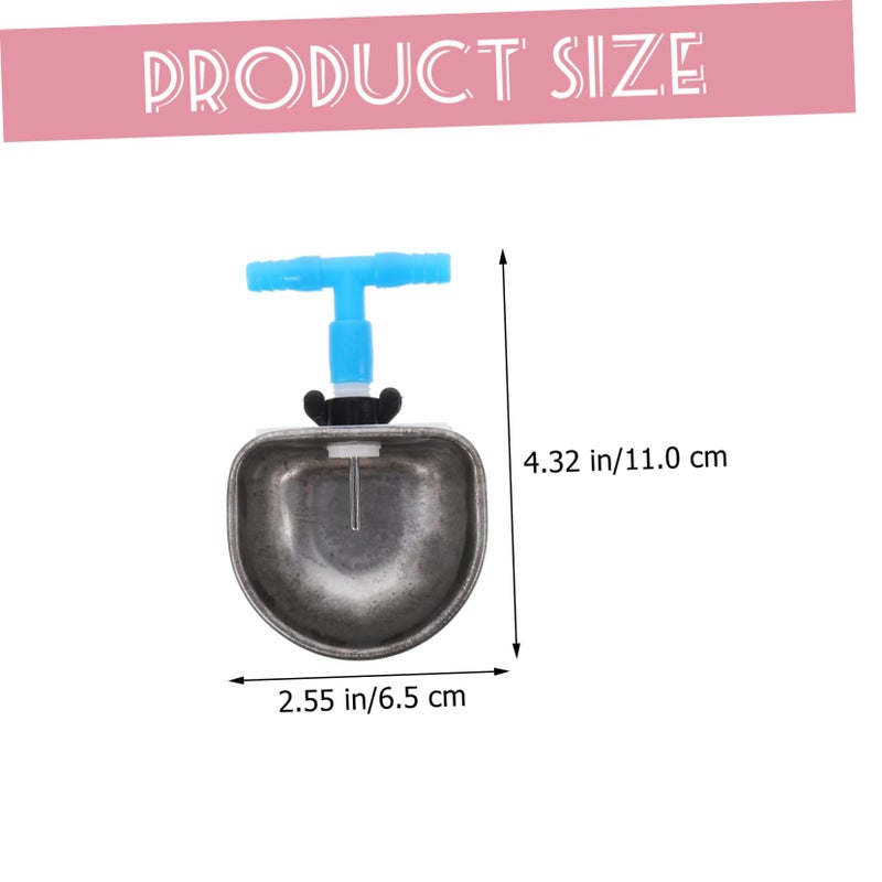 6Pcs Rabbit Water Bowl and Feeder Set Easy Install Automatic Watering for Bunnies - Image 4