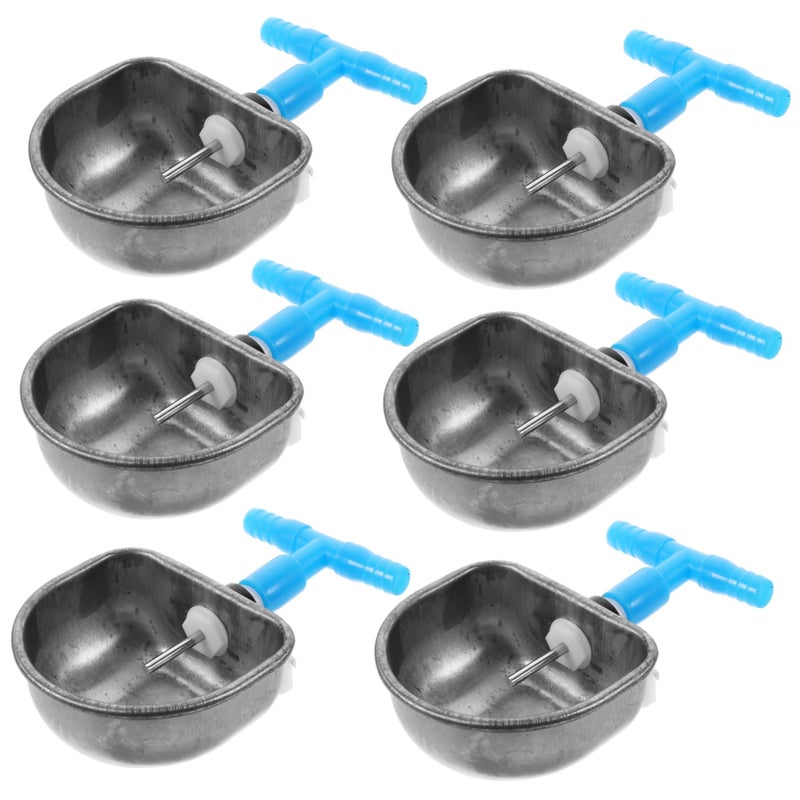 6Pcs Rabbit Water Bowl and Feeder Set Easy Install Automatic Watering for Bunnies - Image 2