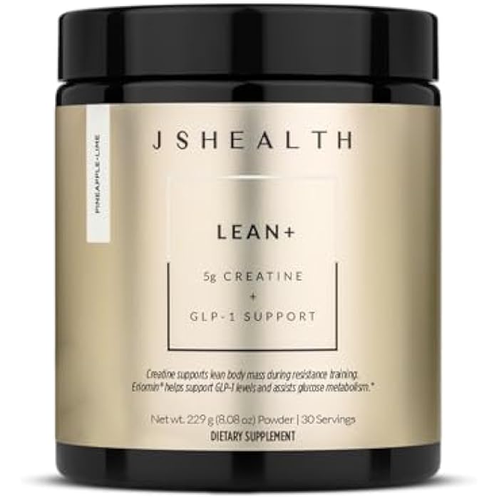 JSHealth Creatine Monohydrate Powder for Women - 5g Micronized Creatine with Eriomin Citrus Bioflavonoid for Metabolic Wellness Support - Probiotics - Pineapple-Lime Flavor (30 Servings) - Image 1