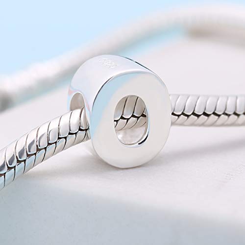 SOUKISS Alphabet Charms Authentic 925 Sterling Silver Letter Initial A-z Alphabet Beads for Christmas Mothers Gifts (O) - Image 2
