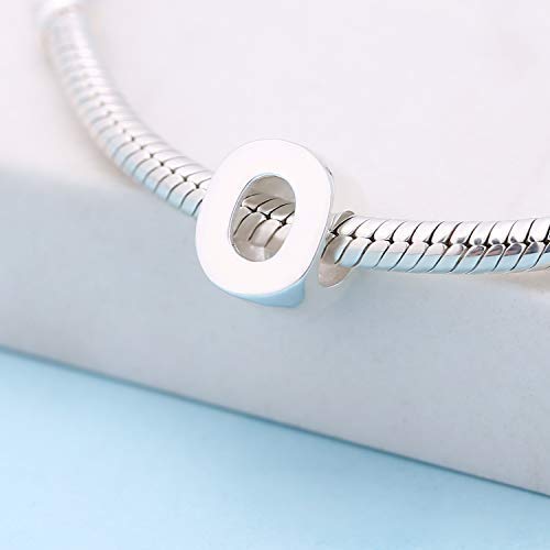 SOUKISS Alphabet Charms Authentic 925 Sterling Silver Letter Initial A-z Alphabet Beads for Christmas Mothers Gifts (O) - Image 3