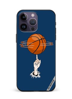VR CREATIVE Protective Case Cover For Apple iPhone 15 Pro Max Basket Ball In Hand Design Multicolour  - Image 1