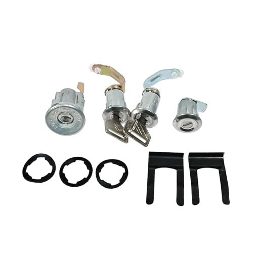 Lskioer Ignition Cylinder Lock w/Keys Set, Car Ignition Switch & Door Lock Cylinder Set Fits for Land Cruiser FJ40 FJ43 FJ45 BJ40, 69005-90316 - Image 1
