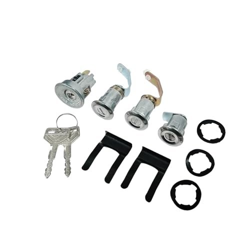 Lskioer Ignition Cylinder Lock w/Keys Set, Car Ignition Switch & Door Lock Cylinder Set Fits for Land Cruiser FJ40 FJ43 FJ45 BJ40, 69005-90316 - Image 3