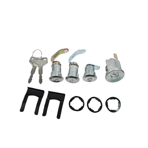 Lskioer Ignition Cylinder Lock w/Keys Set, Car Ignition Switch & Door Lock Cylinder Set Fits for Land Cruiser FJ40 FJ43 FJ45 BJ40, 69005-90316 - Image 2