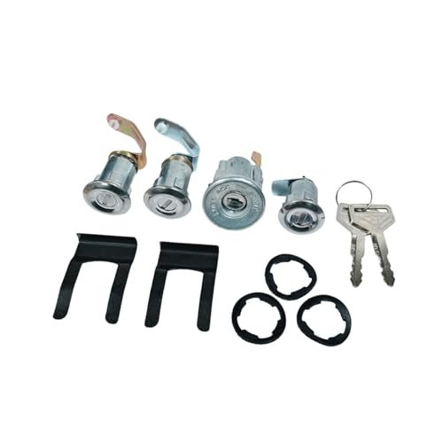 Lskioer Ignition Cylinder Lock w/Keys Set, Car Ignition Switch & Door Lock Cylinder Set Fits for Land Cruiser FJ40 FJ43 FJ45 BJ40, 69005-90316 - Image 5