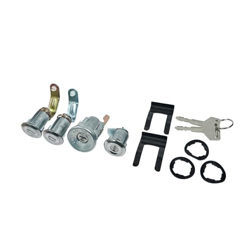 Lskioer Ignition Cylinder Lock w/Keys Set, Car Ignition Switch & Door Lock Cylinder Set Fits for Land Cruiser FJ40 FJ43 FJ45 BJ40, 69005-90316 - Image 4