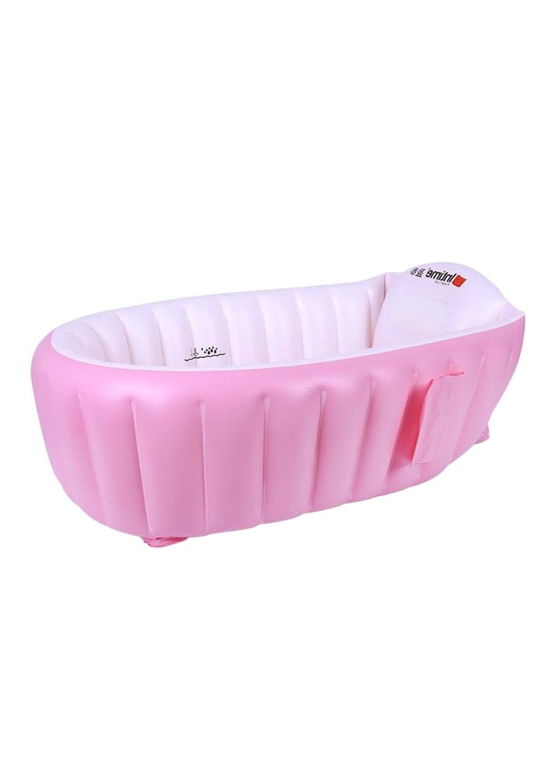 Intime Inflatable Baby Bathtub - Pink - Image 2