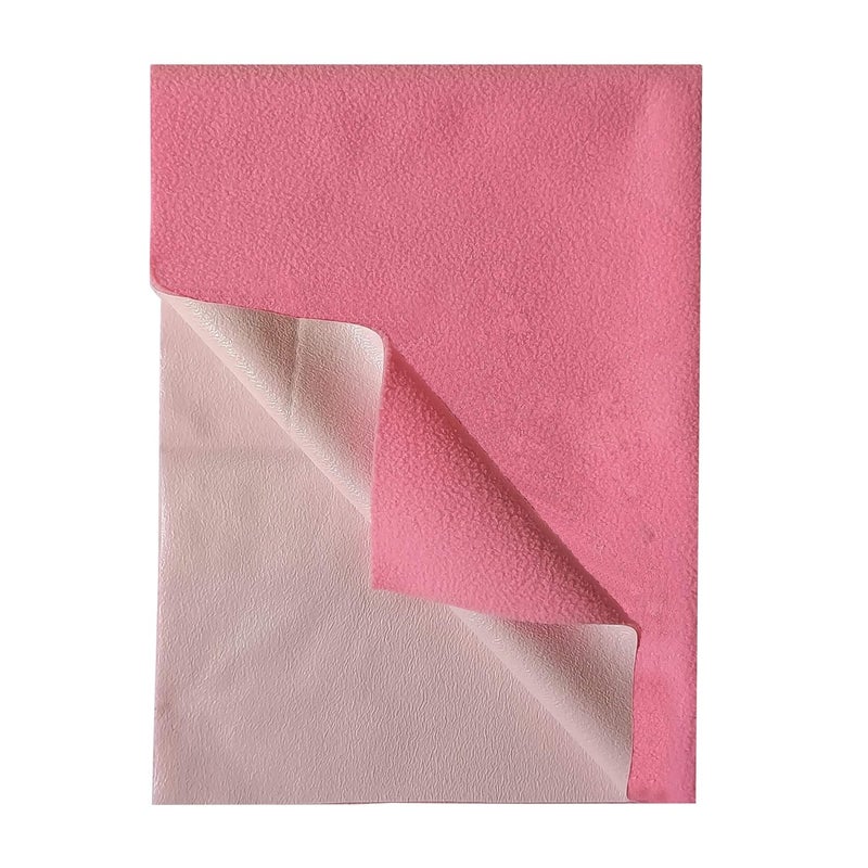 MHM baby dry sheet mattress protector for new borne baby (Pink,sky blue, Small) - Image 1