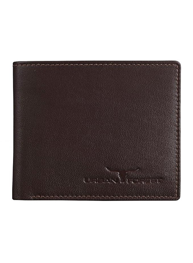 URBANFOREST URBAN FOREST James Leather Wallet Combo for Men - Classic Medium Brown Men's Leather Wallet, Keyring & Pen Combo Gift Set for Men - Image 3
