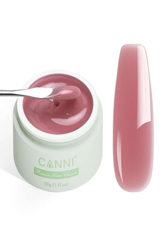 Canni جل بيلدر كاني للأظافر - 1 أونصة سائلة وردي غامق بنفسجي جل صلب لتمديد وتقوية الأظافر، طلاء جل هلامي لفن الأظافر DIY - Image 1