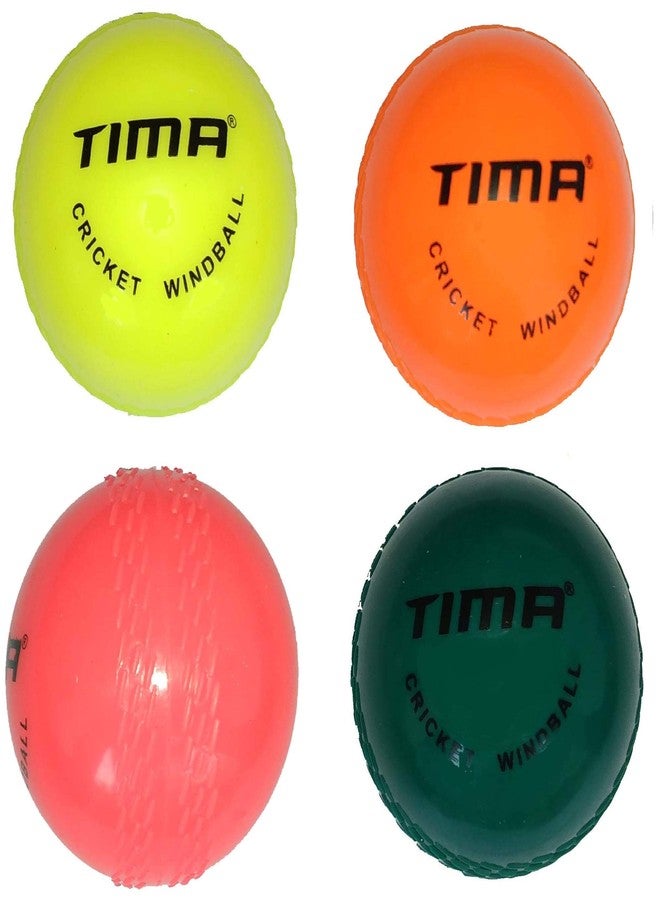 TIMA Wind Ball Made Out of Synthetic Material (Multicolor) (Pack of 4) - Image 1