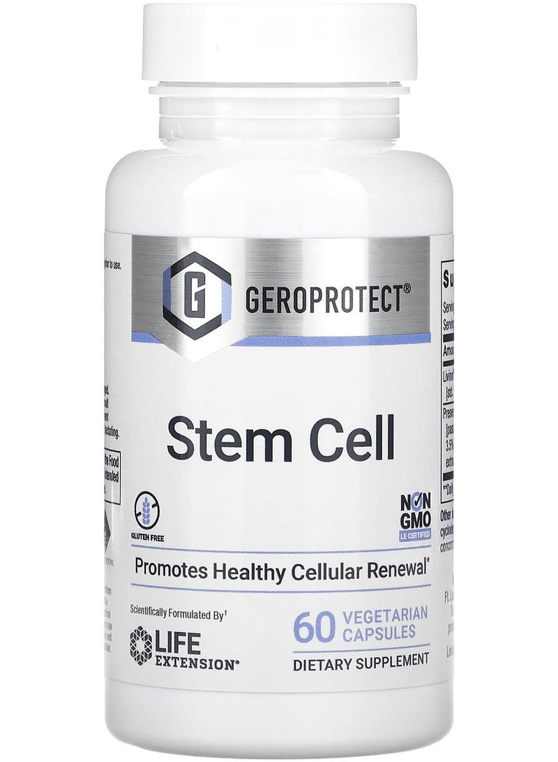 جيروبروتكت، خلايا جذعية، 60 كبسولة نباتية