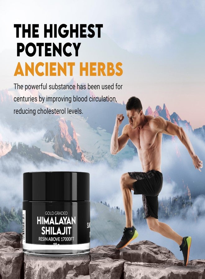 PakShilajit باكشيلاجيت® راتنج شيلاجيت نقي من جبال الهيمالايا، مجفف بالشمس لمدة 45 يومًا، شيلاجيت من الدرجة الذهبية على ارتفاع يزيد عن 18000 قدم | نقي وعضوي، يحتوي على أكثر من 85 معدنًا طبيعيًا، غني بحمض الفولفيك وحمض الهيوميك للرجال والنساء (15 جرامًا) - Image 4
