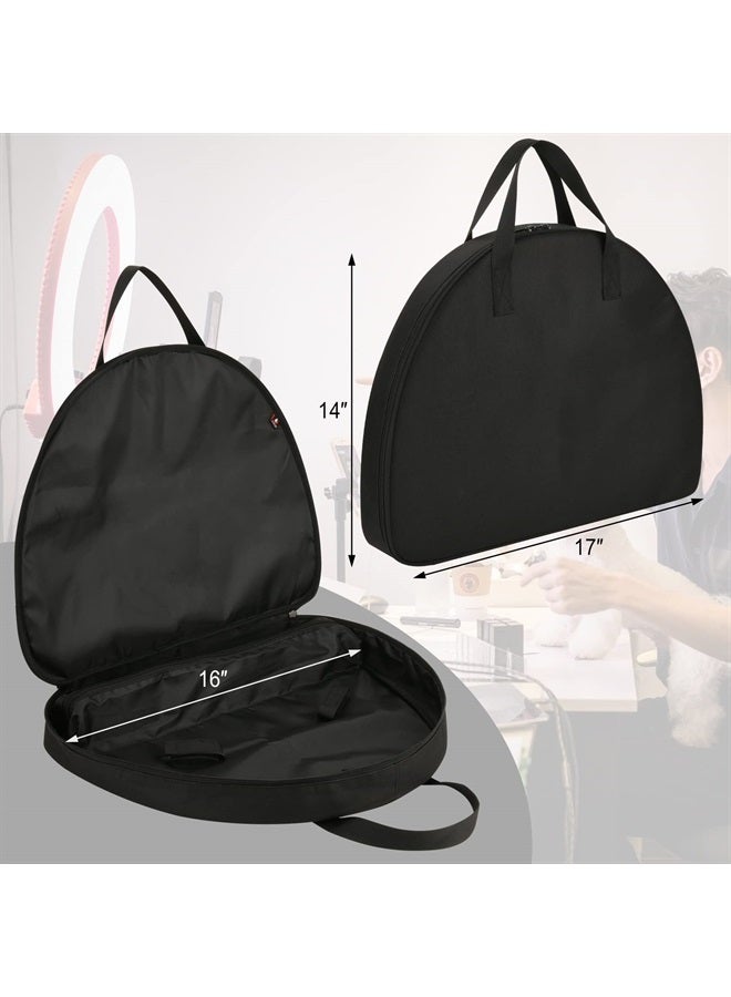 TXesign Ring Light Bag Carrying Case for 10" Selfie Ring Light and Tripod Stand Protective Case Selfie Ring Light Storage Bag for YouTube, TikTok, Self Portrait Shooting - Image 4