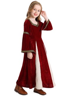 Al Aoyama girls retro medieval girls clothing,palace style trumpet sleeve long dress  - Image 2