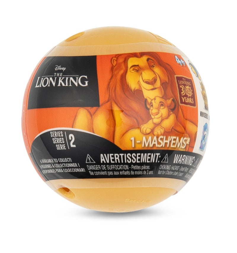 MASHEMS Mash’ems Disney The Lion King Surprise Squishy Toy – Series 2 Capsule Ball (1 Piece Only) Gravity Display | Random Character Collectible for Kids 4+ - Image 5