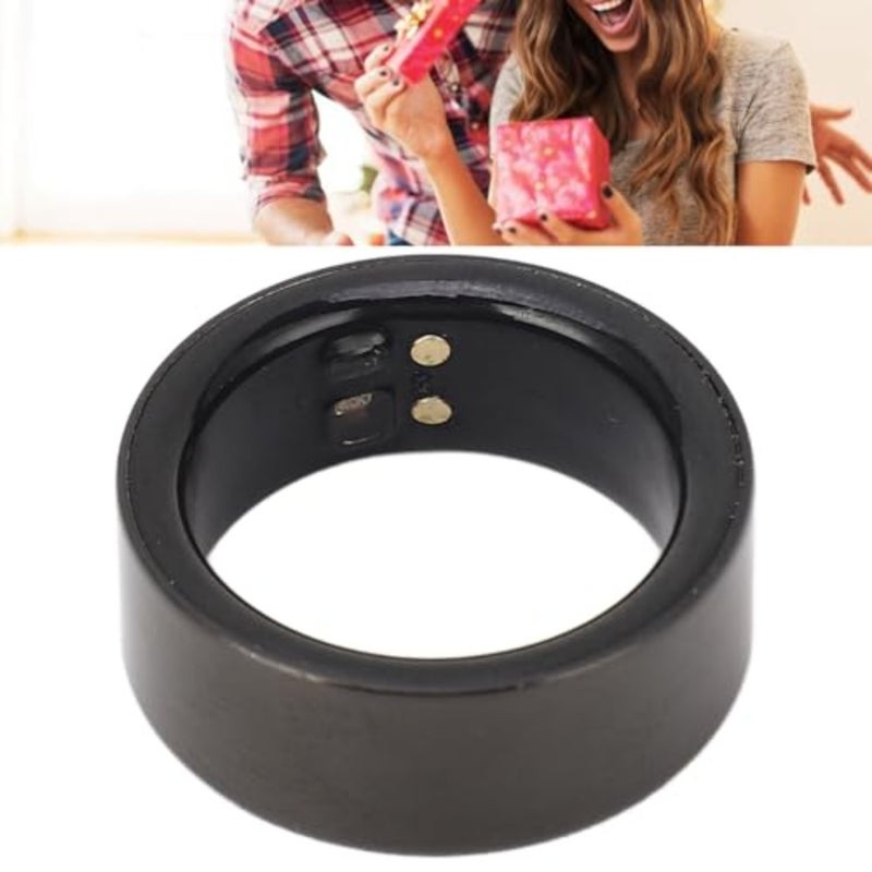 Fitness ceramic ring for health monitoring: heart rate, sleep, and temperature tracking; waterproof wearable for sports and daily activity; available in multiple colors; lightweight and durable - Image 5