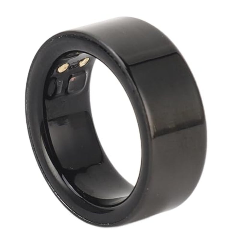 Fitness ceramic ring for health monitoring: heart rate, sleep, and temperature tracking; waterproof wearable for sports and daily activity; available in multiple colors; lightweight and durable - Image 2