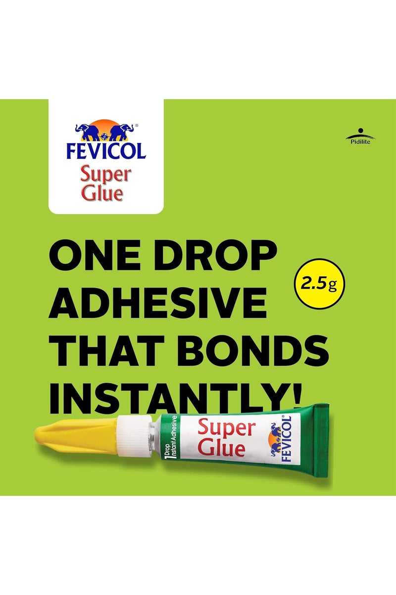 Pidilite غراء فيفيكول سوبر 3 جرام × 12 عبوة - لاصق فوري متعدد الأسطح للخشب والسيراميك والبلاستيك - Image 2