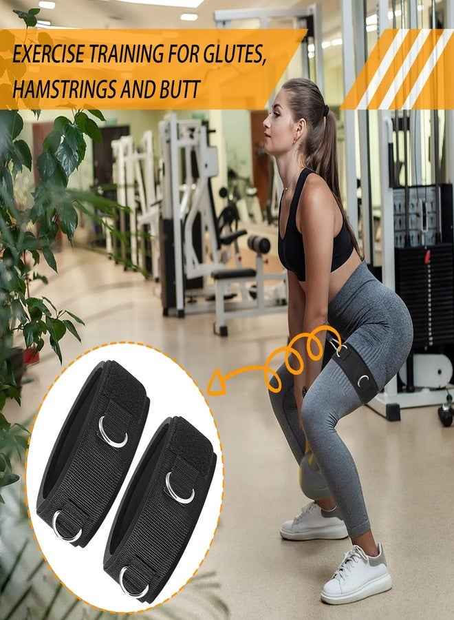 SYIGICE 2D Ring Thigh Strap, High Leg Lift Fitness Exercise Accessories, Adjustable Running Football Training Rope Taekwondo Training Band 1 Pair - Image 5
