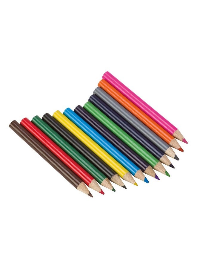 Toysmith Mini Colored Pencils - 12 Color Variety - For Boys & Girls of All Ages - Image 2