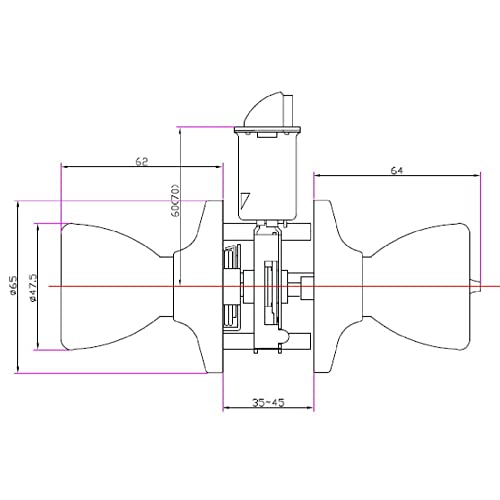 Design House 728394 Terrace 6-Way Universal Keyed Entry Door Knob Satin Nickel - Image 2