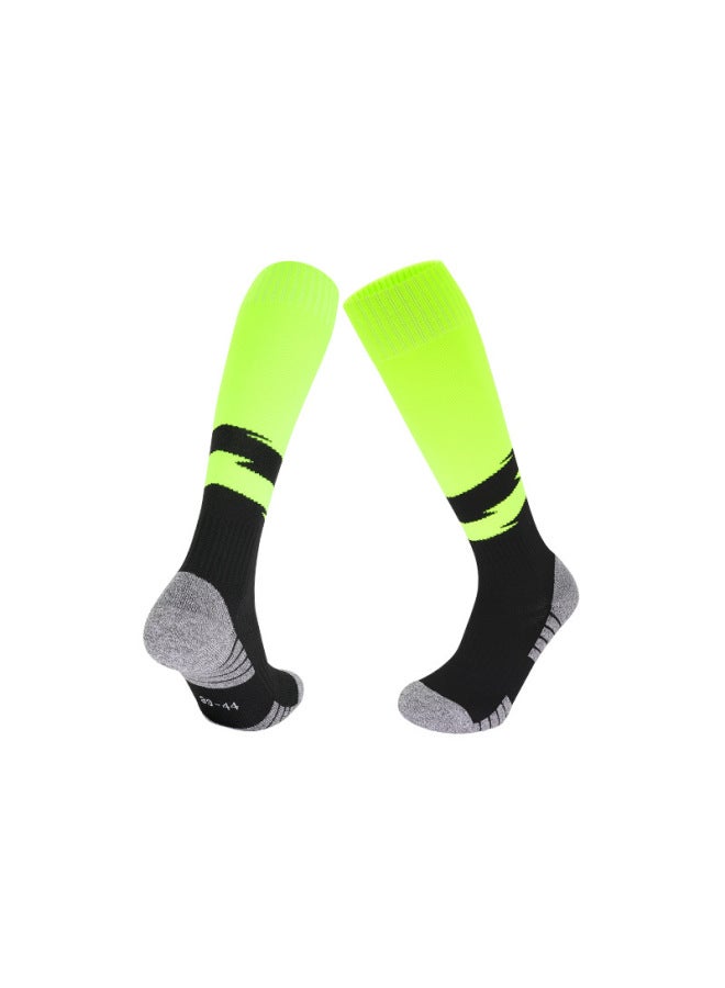 Professional Football Socks With Towel Bottoms, Non-slip Training Long Tube Ice Hockey Socks, Breathable Shock-absorbing Baseball Sports Socks