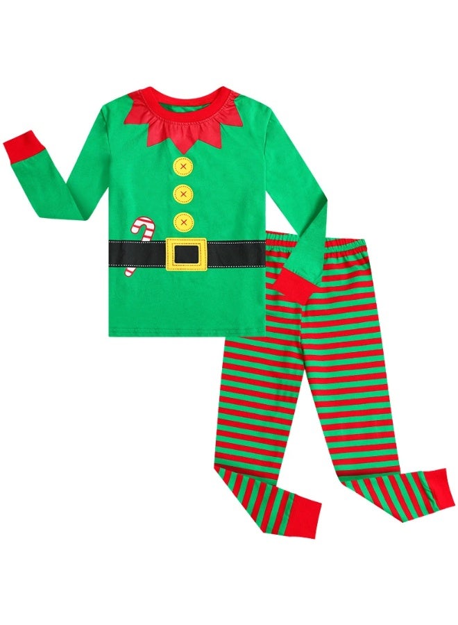 general Halloween boy's glowing pajama set that lights up at night - skeleton costume for role-playing - Image 1