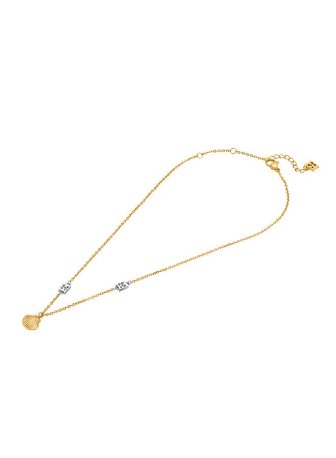 ESCADA Margarete Silver & Gold Plated Stainless Steel Necklace for Women 360mm - Image 1