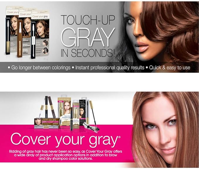 Cover Your Gray 2in1 TouchUp Wand Dark Brown - Image 4