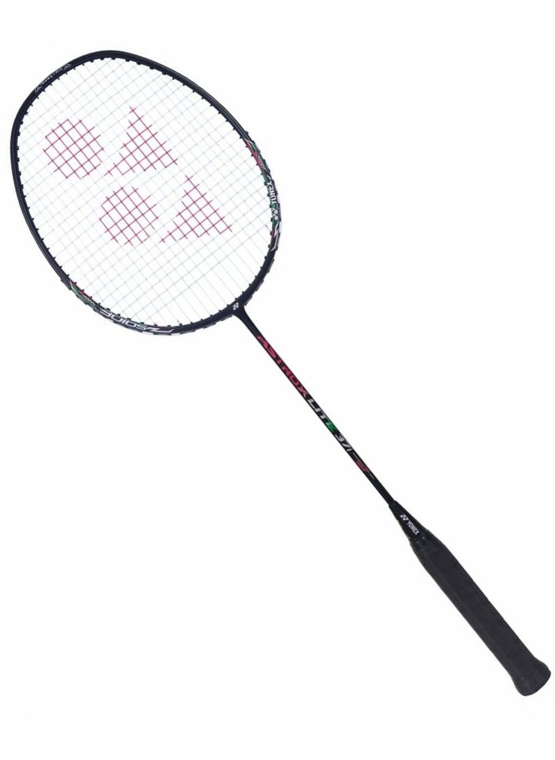 Yonex Astrox Lite 37i Graphite Badminton Racquet | 30 lbs Tension | Lightweight | Isometric Head Shape | Solid Frame & Slim Shaft | Black, Standard, G4 5U Grip  - Image 1