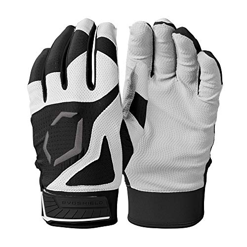 EvoShield SRZ-1™ Adult Batting Gloves - Black, Small - Image 1