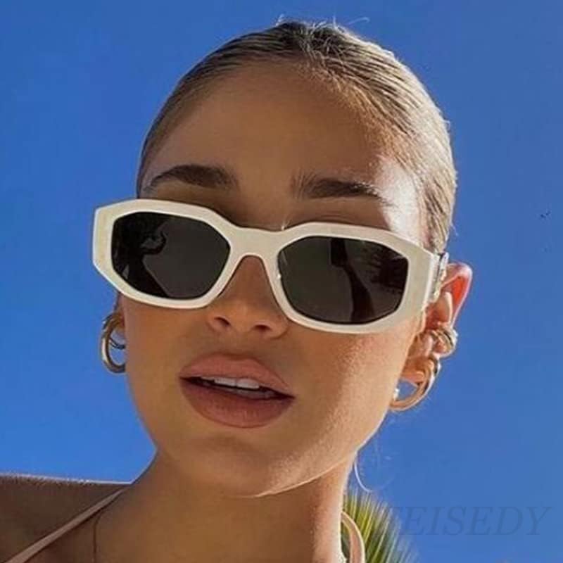 فيسيدي نظارات شمسية صغيرة مربعة من فيسيدي للنساء والرجال، كلاسيكية وعصرية وغير منتظمة B2322 - Image 3